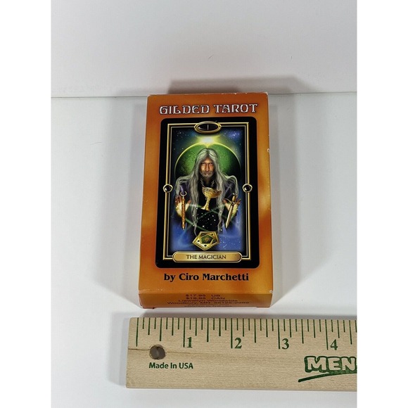 Gilded Tarot Cards Deck by Ciro Marchetti Divination Complete Set - Picture 12 of 13